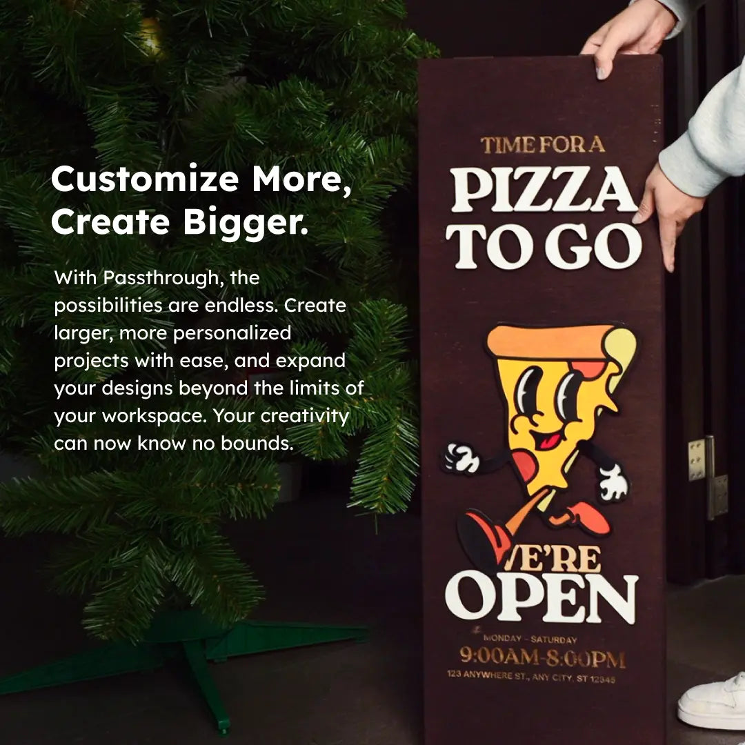 Beambox II Passthrough & Open Bottom Add-on