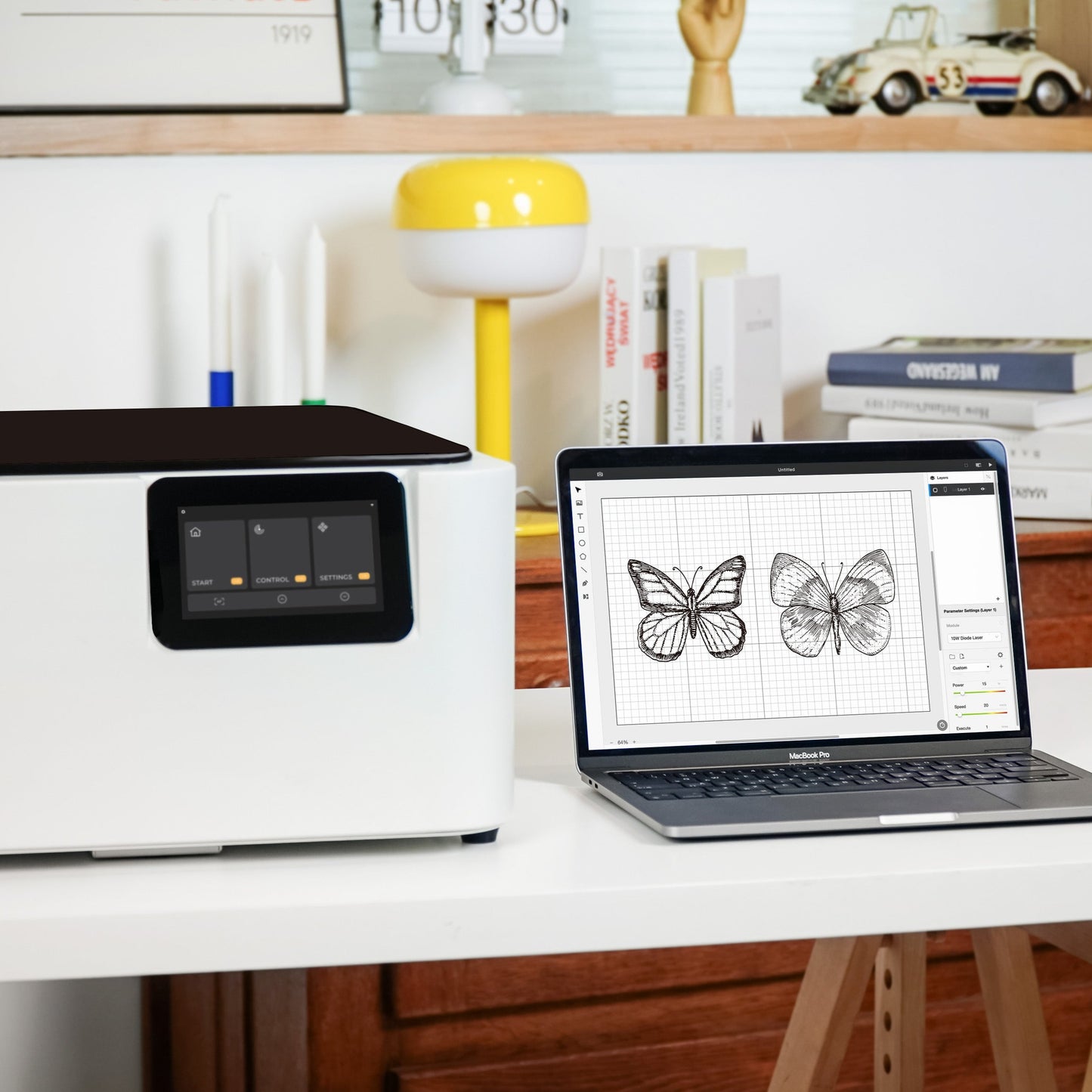 FLUX Ador Color Printing Laser Cutter