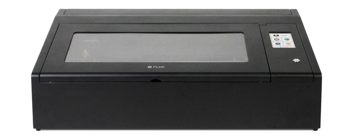 FLUX Beambox Pro 50W Desktop CO2 Laser Cutter with LightBurn Bridge Cable