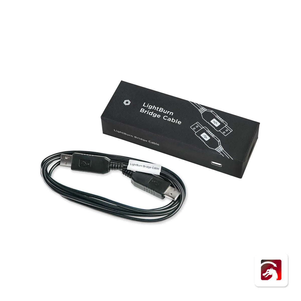 FLUX beamo 30W Desktop CO2 Laser Cutter with LightBurn Bridge Cable