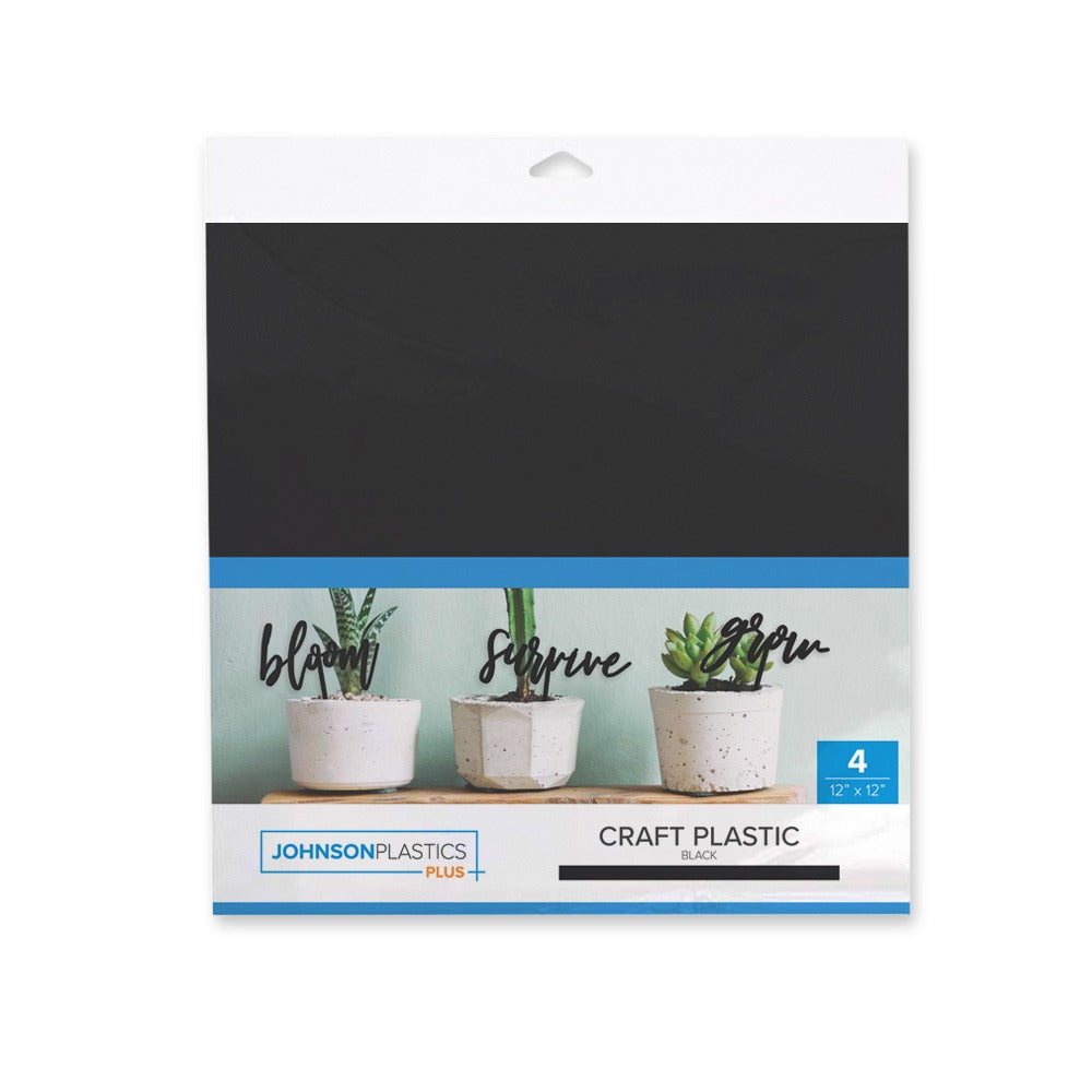 12" x 12" CRAFT PLASTIC ACRYLIC SHEET PACKS