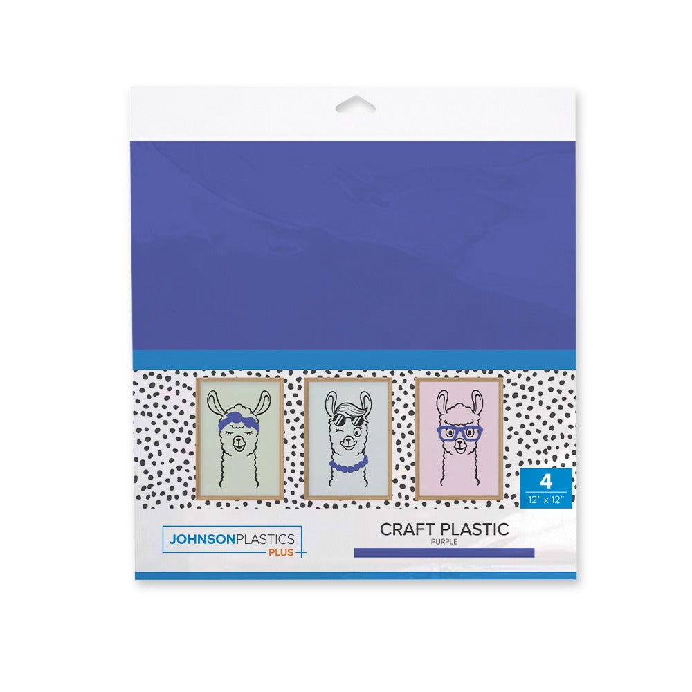 12" x 12" CRAFT PLASTIC ACRYLIC SHEET PACKS