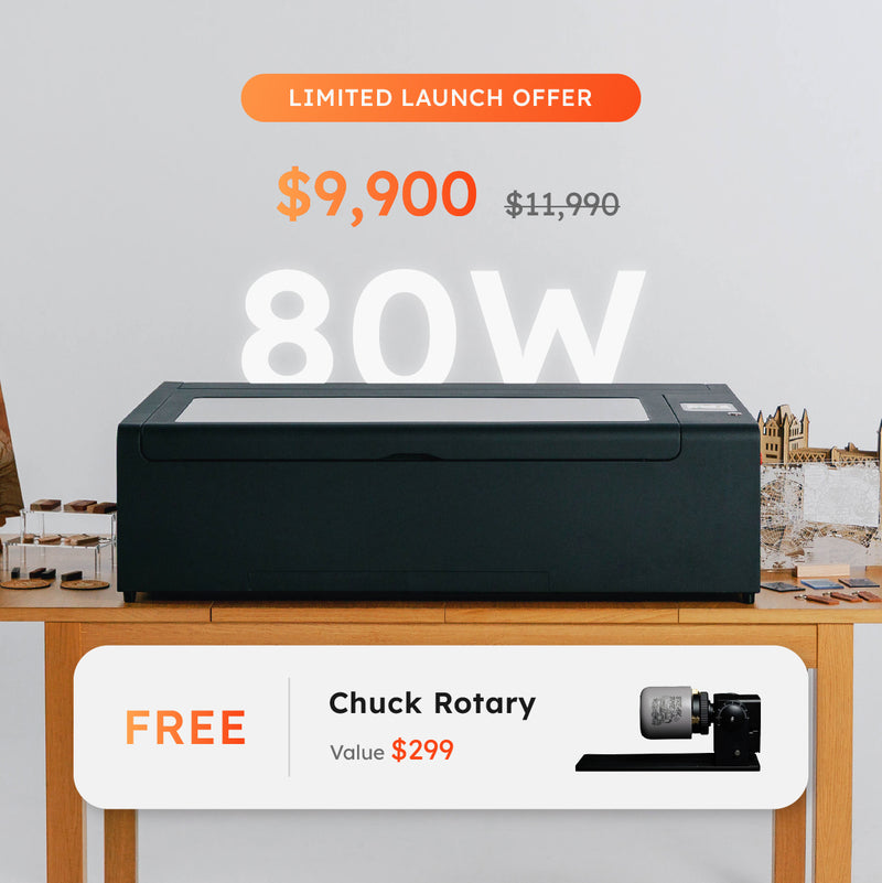 FLUX HEXA RF Desktop RF CO2 Laser Cutter