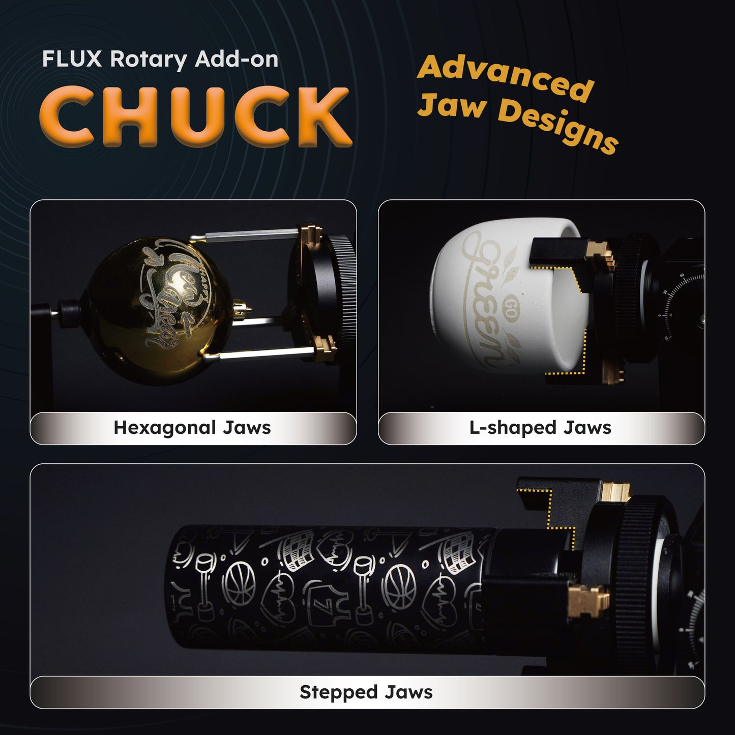 HEXA RF Chuck Rotary Add-on