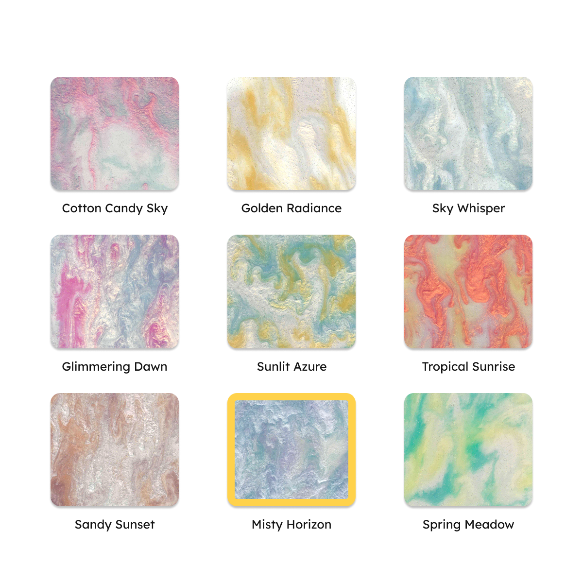 3/32 BloomCast™ Acrylic Sheet - Sunlight Series