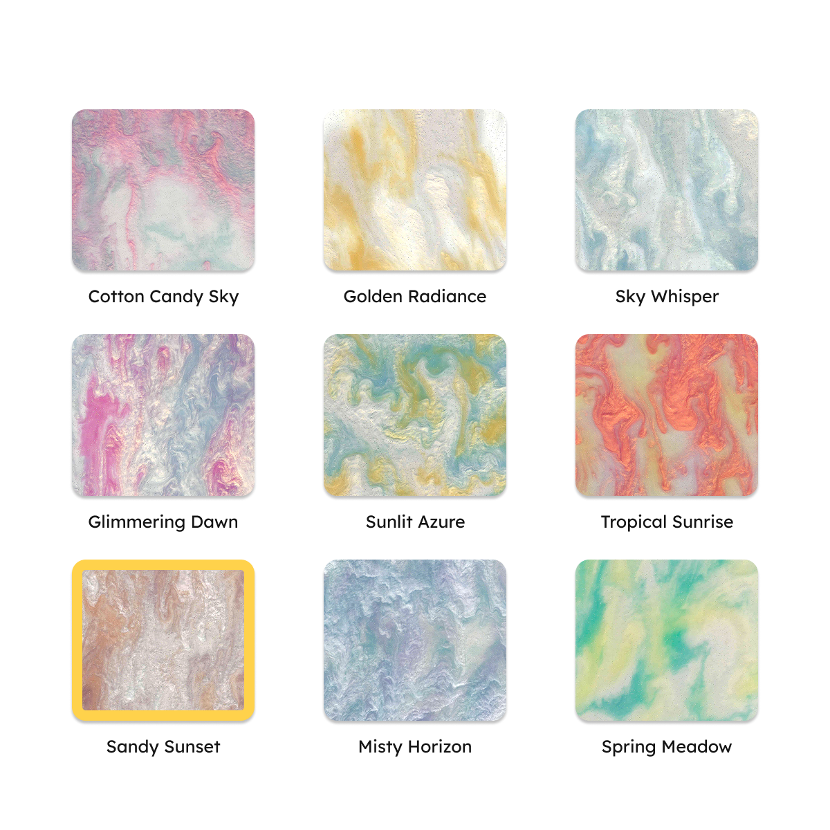 3/32 BloomCast™ Acrylic Sheet - Sunlight Series