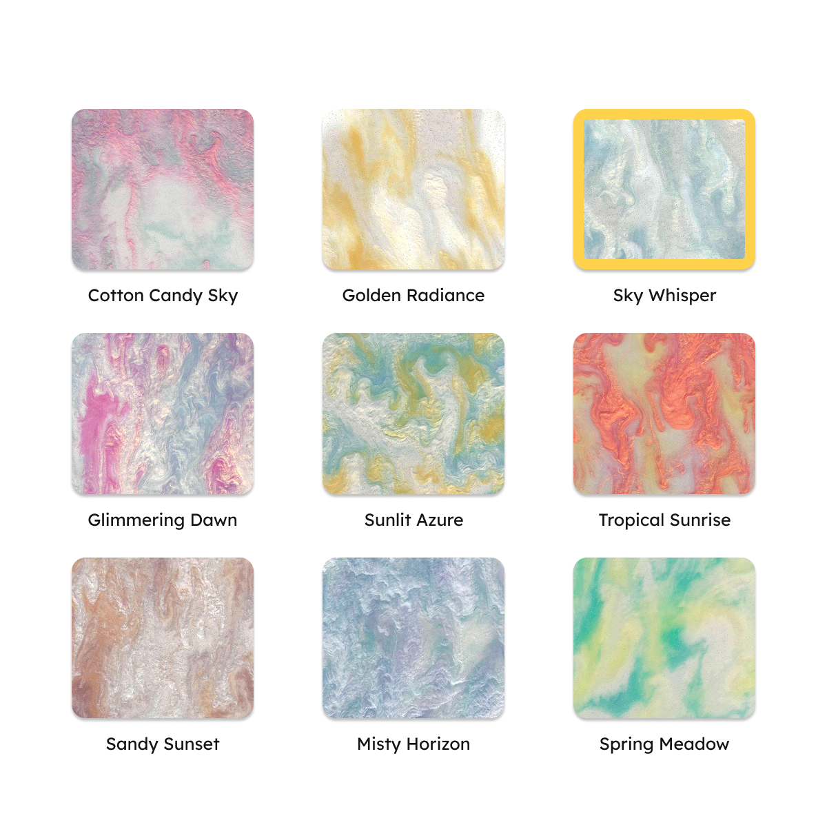 3/32 BloomCast™ Acrylic Sheet - Sunlight Series