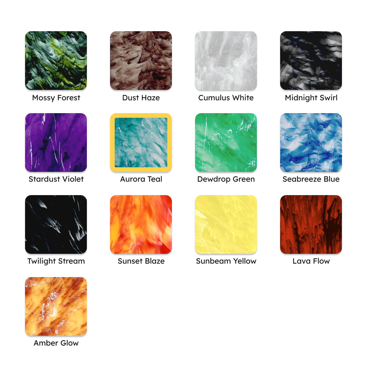 3/32 BloomCast™ Acrylic Series -  Cloudscape Series