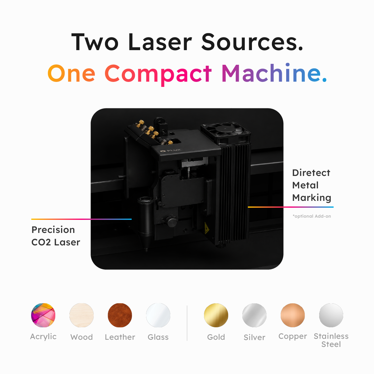 FLUX beamo II 30W Desktop CO2 Laser Cutter