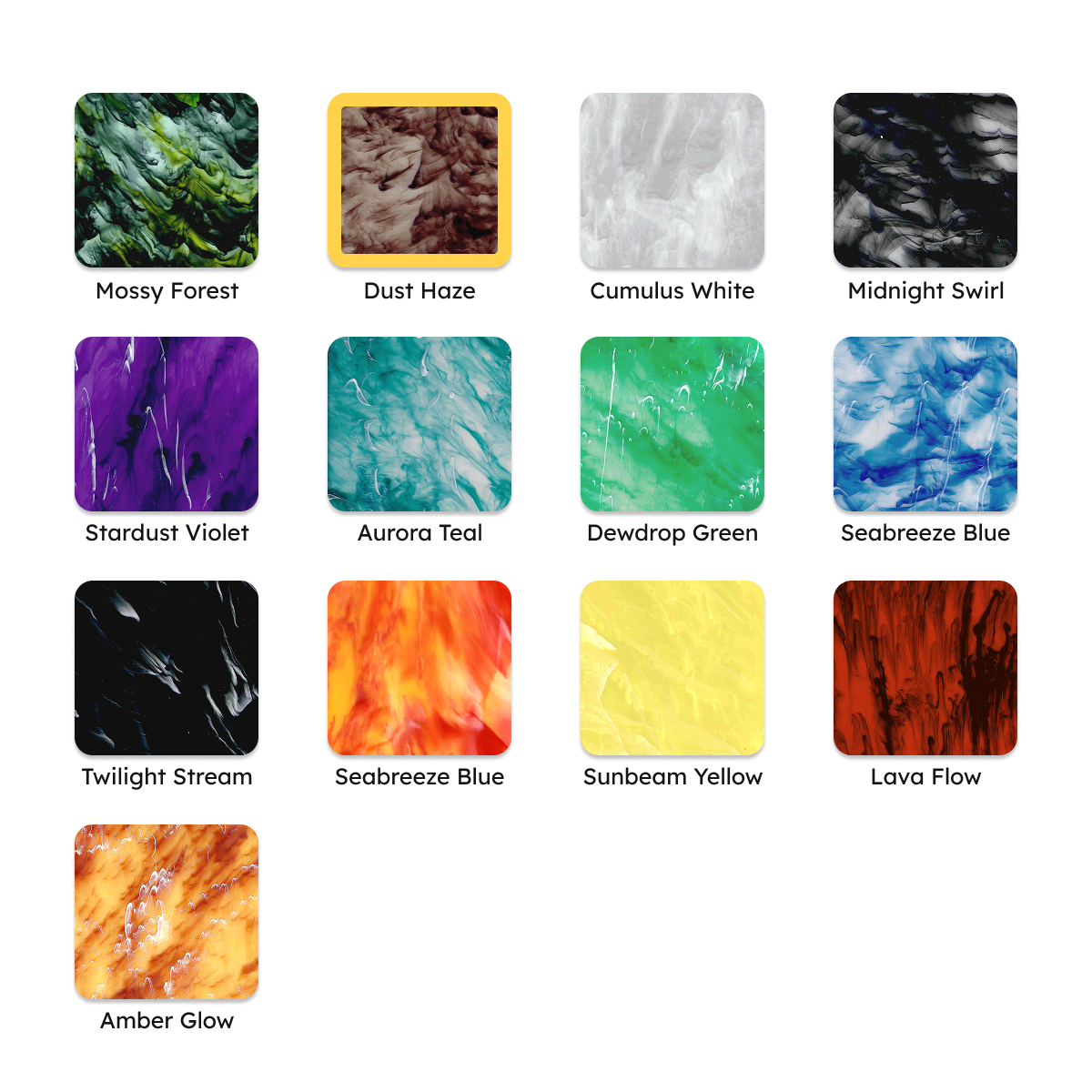 3/32 BloomCast™ Acrylic Series -  Cloudscape Series