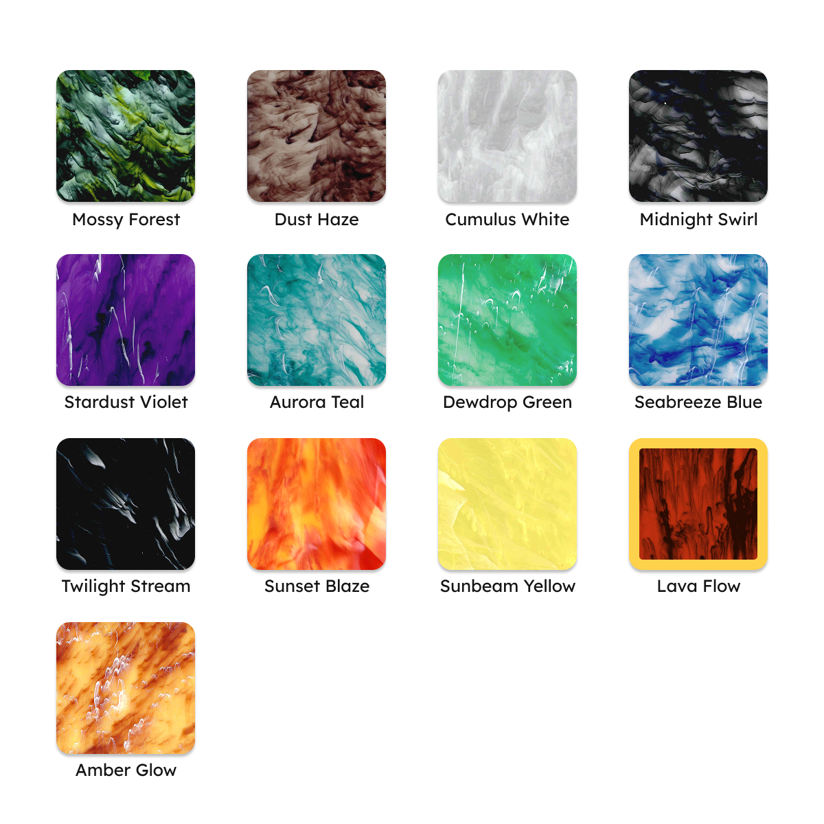 3/32 BloomCast™ Acrylic Series -  Cloudscape Series