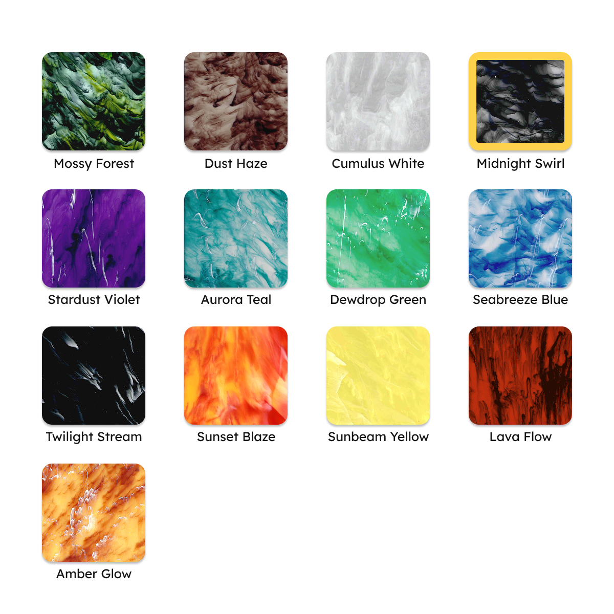 3/32 BloomCast™ Acrylic Series -  Cloudscape Series