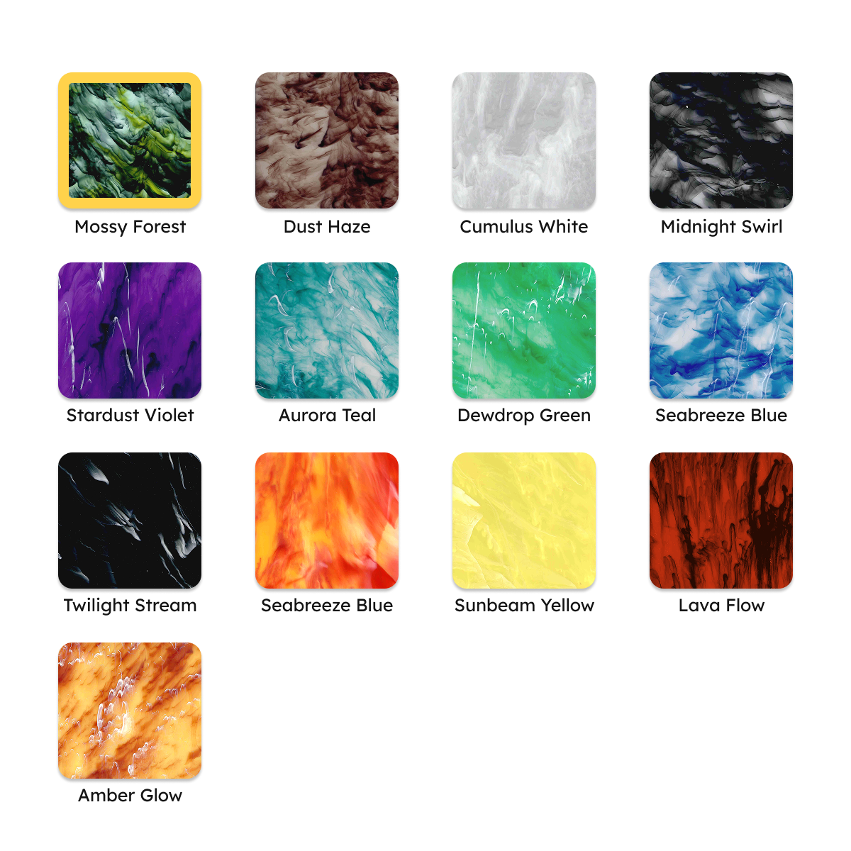 3/32 BloomCast™ Acrylic Series -  Cloudscape Series