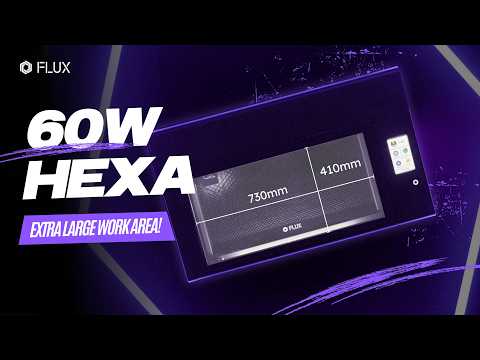 FLUX HEXA 60W Desktop CO2 Laser Cutter – FLUX Shop Official