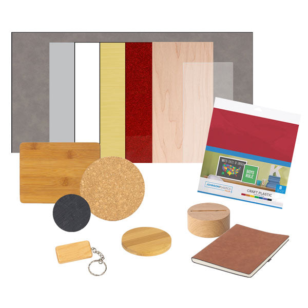 21 Pcs Large Format Laser Engraving Premium Material Kits