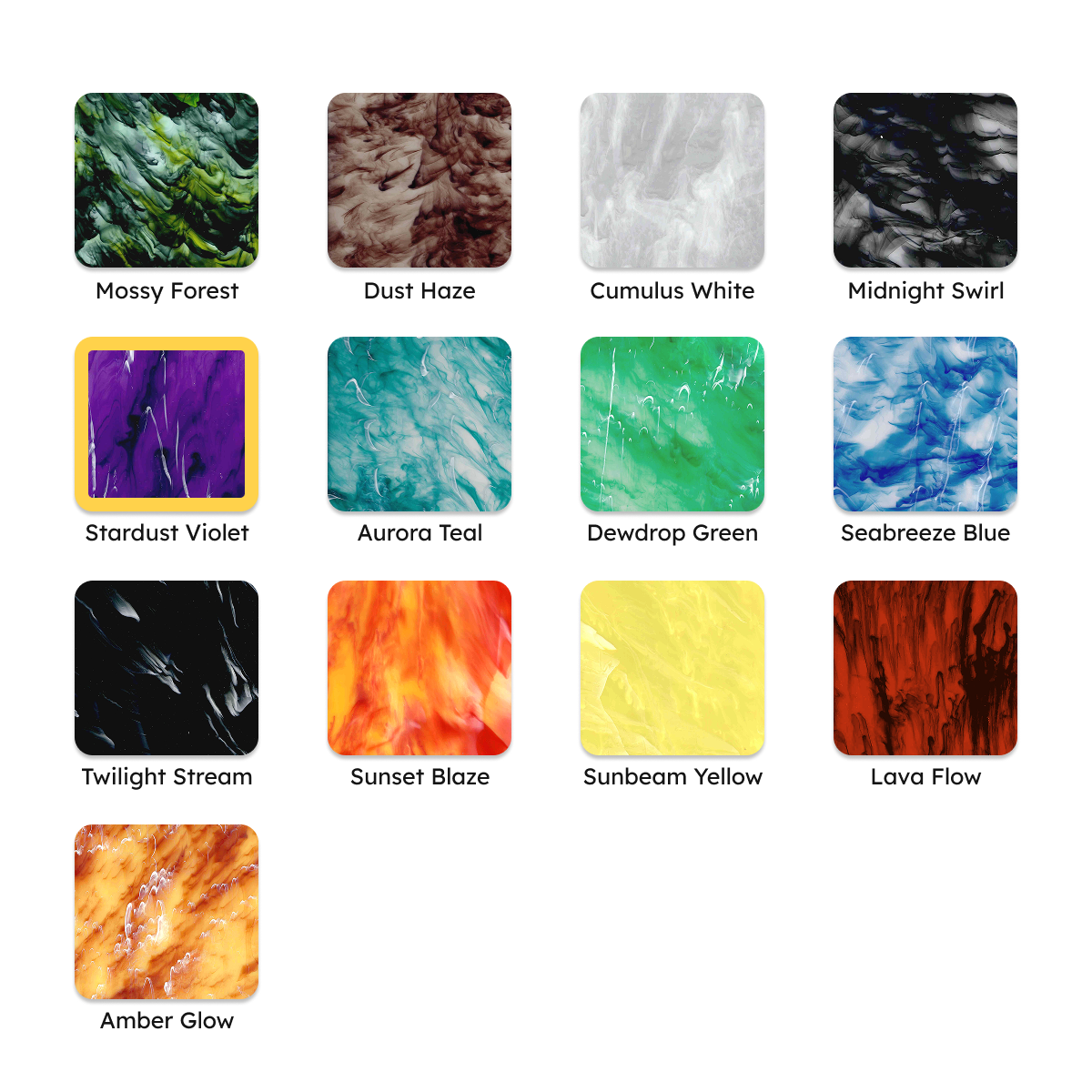 3/32 BloomCast™ Acrylic Series -  Cloudscape Series