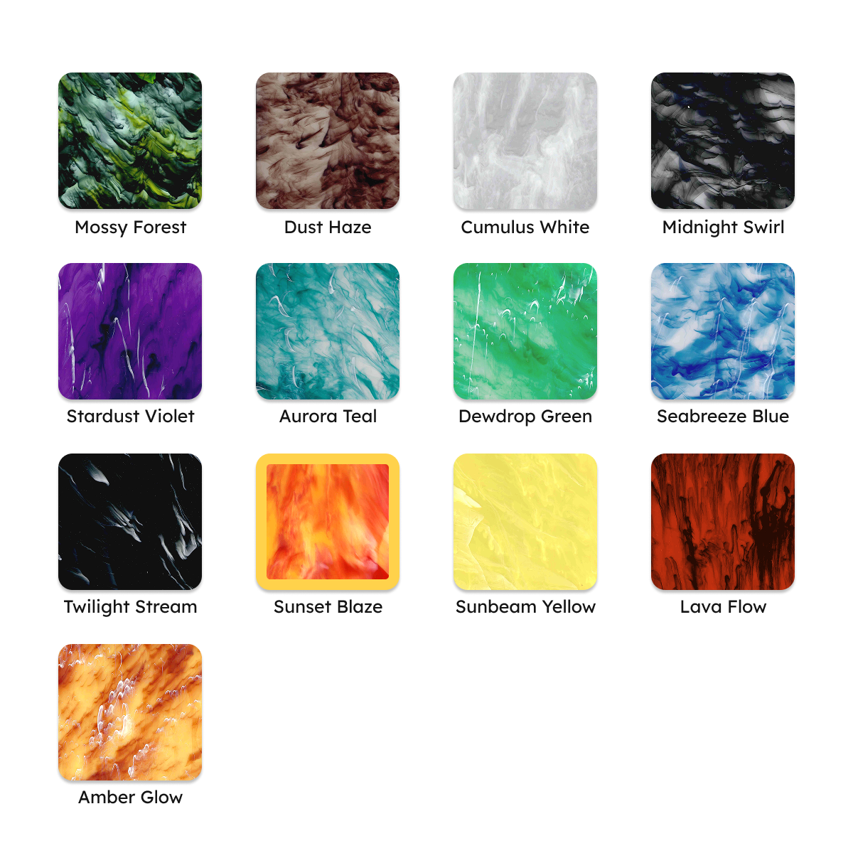 3/32 BloomCast™ Acrylic Series -  Cloudscape Series