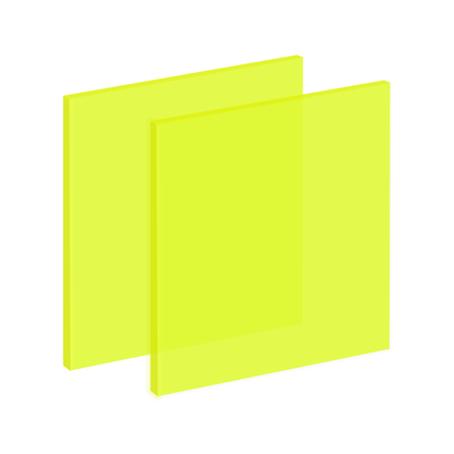 1/8" FLUORESCENT Cast ACRYLIC